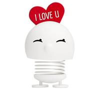 Hoptimist - Scandinavian Design - Medium Love Bimble - Height 13 cm - White