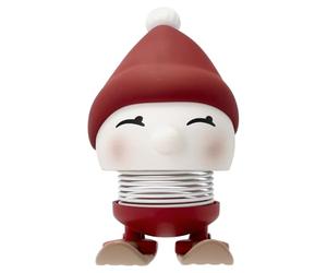 Hoptimist Skiing Bumble Christmas Decoration, Small Winter Decoration, Ski Decoration, Skier Figure for Christmas, Diameter 6.1 cm, Height 7.2 cm, Small, Pack of 1, Berry
