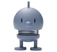 Hoptimist Soft Bumble Wobbly Figure Decoration - Scandinavian Desk and Office Gadget - Fun Collectible Gift for Men and Women - Danish Design - ABS Plastic - 7.6 x 5.8 cm - Small - Sky Blue