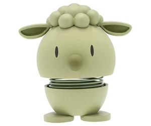 Hoptimist Soft Lambert - Wobbly Figure Decoration for Easter and Spring - Scandinavian Desk and Home Ornament - Cute Collectible Gift for Friends and Families - 9 x 5.8 cm - Small - Olive