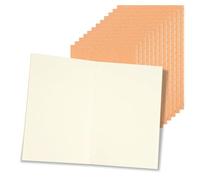 Hopton Notepad A6 Blank, Small Notepad, Portable School Notebook, 14 cm x 9 cm, Small Notebook with Soft Cover for Journal, Notes, Sketching, Painting, Writing (Kraft Paper Colours)