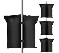 Hopton Pack of 4 Gazebo Sandbags, Gazebo Weights, 800D Oxford Sandbag Weighting, Double Stitched Sandbags for Filling Weight, Sandbag for Pop-Up Tent, Garden, Umbrella, Canopy