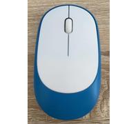 HOPWODE Artificial Bamboo Body and Wood Color Various Color Numbers Wireless Mouse 2.4G Optical Mouse for Business Office (Blue)