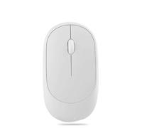 HOPWODE Artificial Bamboo Body and Wood Color Various Color Numbers Wireless Mouse 2.4G Optical Mouse for Business Office (White)