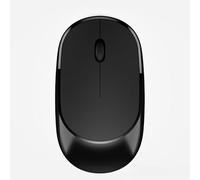 HOPWODE Artificial Body Bamboo and Wood Color, Multiple Color Numbers, Wireless Mouse, Optical 2.4G Business Office Mouse (black)
