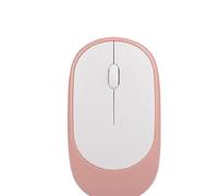 HOPWODE Artificial Body Bamboo and Wood Color, Multiple Color Numbers, Wireless Mouse, Optical 2.4G Business Office Mouse (pink)