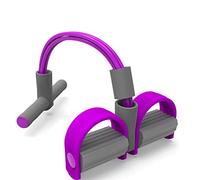 HOPWODE Multifunction Foot Pedal Elastic Pull Rope 4 Tube Pedal Resistance Bands Bodybuilding Expander Sit up Pedal Puller Pedal Resistance Band Elastic Pull Rope Sit up Pulling Strap Rope