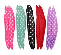 Hopzab 10 Pcs No Heat Hair Curlers,Soft Foam Sponge Rollers Heatless Sleep in Curlers for Long & Short Hair,DIY Styling Tools for Women and Salon Use(5 Colours)