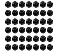 Hopzab 100 PCS 1.6CM Bio Porous Filter with Cotton,Biochemical Ball Filtered for Fish Tank Pond Aquarium Waterfall Fountain,Aquarium Fishes Tank Bio Balls Filter, Media Filterating Bag