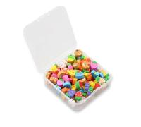 Hopzab 100 Pcs Mini Erasers Cute Pencil Rubbers Assorted Mini Erasers for Kids Students Party Favors Classroom Prizes Homework Rewards Gifts School Supplies(Fruits and Animals Style)