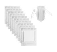 Hopzab 100 Pcs Portable Coffee Filter Paper Bags, Disposable Drip Coffee Filters with Hanging Ear, Food Grade Single Serve Filter for Home, Office, Travel & Camping -for Most Cups