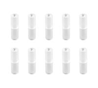 Hopzab 10PCS AAA to AA Battery Converter Adapters, ABS Material, 5x1.4cm Translucent, Household Electronics & Emergency Use