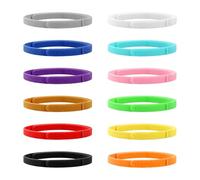 Hopzab 12 PCS Pet Collars Soft Adjustable Puppies or Kittens ID Bands Multi Coloured Identification Whelping Collars for Identifying Puppy Kitten Newborn Pet Dog Cat, 12 Colours