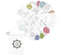 Hopzab 16PCS Affirmation Cards, Positive Encouragement Quotes for Self-Improvement, Portable Pocket-Sized Set, Uplifting Daily Reminders, Meaningful for Friends and Family