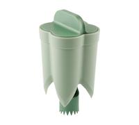 Hopzab 2-in-1 Bell Pepper Cutter, Seed Remover Tool for Vegetables, Efficient and Portable Pepper Deseeder for Kitchen, Meal Prep, and Camping(Green)