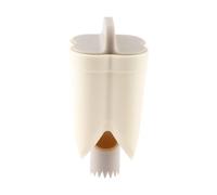 Hopzab 2-in-1 Bell Pepper Cutter, Seed Remover Tool for Vegetables, Efficient and Portable Pepper Deseeder for Kitchen, Meal Prep, and Camping(Beige)