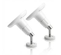 Hopzab 2 Pcs Camera Wall Mount Bracket 360 Degree Adjustable Security Holder for Ring Surveillance Cameras Stick Up Camera Mount,Indoor and Outdoor Use