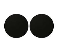 Hopzab 2 Pcs Core Sliders - Dual Sided Gliding Discs for Abdominal & Full Body Workouts, for Carpet and Hardwood Floors, Ultimate Core Trainer for Home and Gym Use(Black)