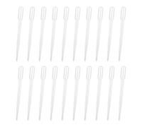 Hopzab 20 PCS Plastic Droppers with Measurement Markings Disposable Transfer Pipettes Eye Dropper for Transferring Essential Oils Perfume Liquid, Science Lab Mixing Paint, 3ml