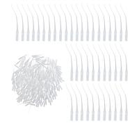 Hopzab 200PCS Precision Glue Micro-Tips, Plastic Extender Applicators 8cm, Fine Tip Control for DIY Crafts & Repairs