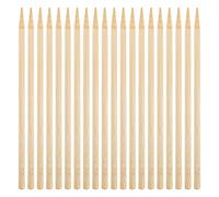Hopzab 20PCS Bamboo Scratch Art Tools, with Comfortable Grip for DIY Crafts, Natural Wood Stylus for Creative Drawing and Artistic Expression