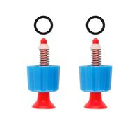 Hopzab 2PCS Automatic Pressure Relief Valve, Plastic Safety Release Components for Backpack Garden Sprayers, for Safe and Efficient Lawn Watering(Blue)