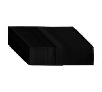 Hopzab 30 Pcs Disposable Spa Facial Headbands - Non-Woven Stretch Headband with Adjustable Magic Tape, Soft Skin Care Essential, Ideal for Facial, Makeup, Beauty Salon(Black)