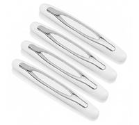 Hopzab 4 Pcs Car Door Edge Guard Strips-Anti-Scratch Bumper Protection Strips for Vehicle Front&Rear Doors,Universal Door Protectors for Cars&Trucks(White)