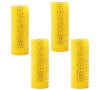 Hopzab 4 Pcs Paint Roller Covers Set,Durable Foam and Texture Sponge Brushes for Walls, Ceilings, Trim, Kitchen Painting,Professional Reusable Rollers for Household and DIY Painting Projects