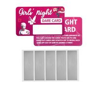 Hopzab 40PCS Scratch Off Dare Cards, Fun Hen Party Games, Bachelorette Activity Pack, Unique Challenges, Memorable Celebration Accessories