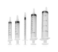 Hopzab 5PCS Scientific Syringe Set, Reusable Plastic Measuring Applicators, For Lab Use, Pet Feeding, Liquid Dispensing, Ideal for Science Experiments, Precision Application