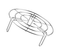 Hopzab Air Fryer Rack 19cm,Round Stainless Steel Steam Rack Multi-Purpose Cooking Stand for Baking Roasting Steaming Cooling Drying,Kitchen Accessories for Fryer Steamer Microwave Oven