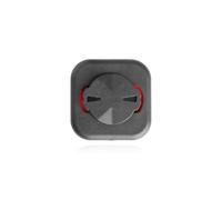 Hopzab Bike Phone Mount, GPS Computer Adapter Stick-On Buckle, Secure Adhesive for Majority, Sports Cycling Handlebar Accessory, Black Plastic, 4cm
