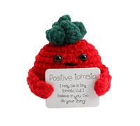 Hopzab Crochet Doll - Pocket Hug Emotional Support Gift, Funny Motivational Handmade Mini Animal for Women, Friends, Kids, Birthday, Leaving, Good Luck