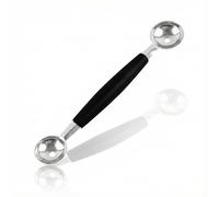 Hopzab Double Sided Fruit Baller Stainless Steel Melon Baller Round Melon Scoop Double Ice Cream Scoop Kitchen Gadgets for Fruit Ice Cream