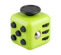Hopzab Fidget Cube for Stress Relief, Anti-Anxiety Multi-Functional Toy with 6 Sides, Click Ball, Sensory Stress Reliever for Kids & Adults, Perfect for ADHD, Autism, Office,Classroom Use(Green)