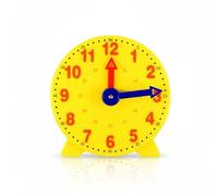 Hopzab Learning Clock - 24-hour educational clock, 10 cm / 4 inches. An educational time-learning model suitable for maths lessons in the classroom and for use at home