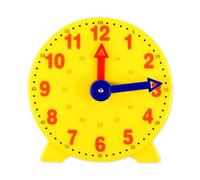 Hopzab Learning Clock-24-Hour Teaching Clock for Kids,10CM/4 Inch Educational Time Teaching Model for Children Classroom Maths Learning Home Use