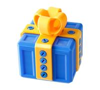 Hopzab Really Annoying 3D Printed Gift Box with Twist Storage, Funny Prank Box with Screws,Christmas & Birthday Gag Gift for Adults(Gold,Blue)