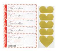 Hopzab Scratch Card, Travel Surprise Boarding Pass, Pink Ticket with Envelope, Personalised Holiday Reveal, Anniversary Wedding Festive Card