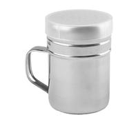 Hopzab Stainless Steel Sugar, Flour, Cocoa, and Chocolate Shaker with Handle, Icing Sugar Sifter, Spice Dredger for Baking, Coffee, Pancakes, Cappuccino, Salt, and Flour Dusting