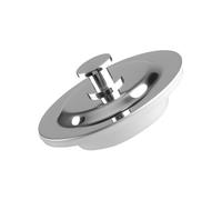 Hopzab Universal Bath Plug UK with Removable Stainless Steel Filter Basket,Drain Stopper for Bathtub and Bathroom Sink,British Standard Bath Stopper,Sink Stoppers Replace for Bathroom and Kitchen