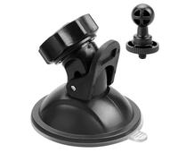 Hopzab Universal Car Suction Cup Mount for Dash Cam & DVR - 360° Adjustable Windshield Holder for Vehicle Video Recorder, Action Camera - Compatible with Most Dash Cameras