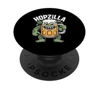 Hopzilla Beer Monster Hops IPA Brewery Bar Oktoberfest PopSockets Adhesive PopGrip