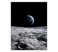 HOQIU Black And White Pictures Landscape painting beyond the earth canvas wall art, decorative paintings, for Bedroom Living Room Bathroom Office Home Decoration(black and white)-60x80cm Unframed