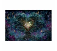 HOQIU Print Canvas Poster Decor Enchanted He Tree Print canvas prints, nature wall art, for Bathroom Home Office Decor(Multicolor)-70x100cm Unframed