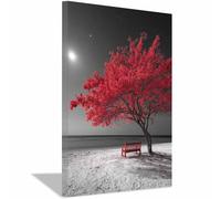 HOQIU tree wall art Mangrove Chair Painting artwork, home canvas prints, for Bathroom Living Room Bedroom(Multicolor)-70x100cm Framed