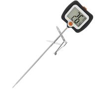 Hoquare 25cm Probe Digital Food Thermometer, Jam Thermometer with Pot Clip, LCD Display, 180° Rotating High Accuracy Instant Read Candy Milk Meat Thermometer for Frying, Grilling, Cooking