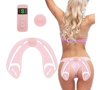 Hoquare EMS Buttocks Hip Trainer, Wireless ABS Abdominal Muscle Stimulator, Full Body Trainer with 8 Modes 10 Intensities, Electronic Trainer Device for Abdomen Waist Leg Arm Hip