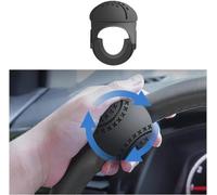 Hoquare Steering Wheel Knob, Black Car Steering Wheel Grip Aid, Ball Handle Power Assister Knob Universal Car Wheel Spinner for Cars, Semi Truck, Forklifts, Tractors, Boat, and Golf Cart